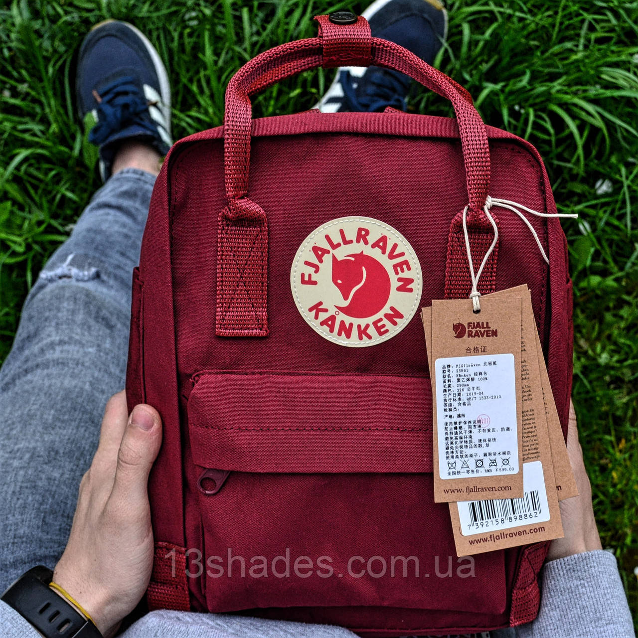 Рюкзак Канкен міні бордовий Fjallraven Kanken mini Київ