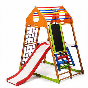Дитячий спортивний комплекс для дому KindWood Plus 3 SportBaby, фото 2