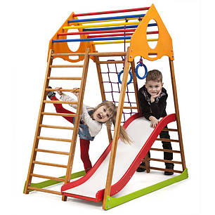 Дитячий спортивний комплекс для дому KindWood Plus 1 SportBaby, фото 1