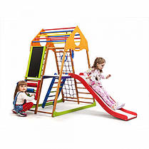 Дитячий спортивний комплекс для дому KindWood Plus 3 SportBaby, фото 3