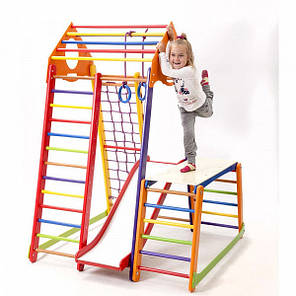 Дитячий спортивний комплекс BambinoWood Color Plus 1-1 SportBaby, фото 3