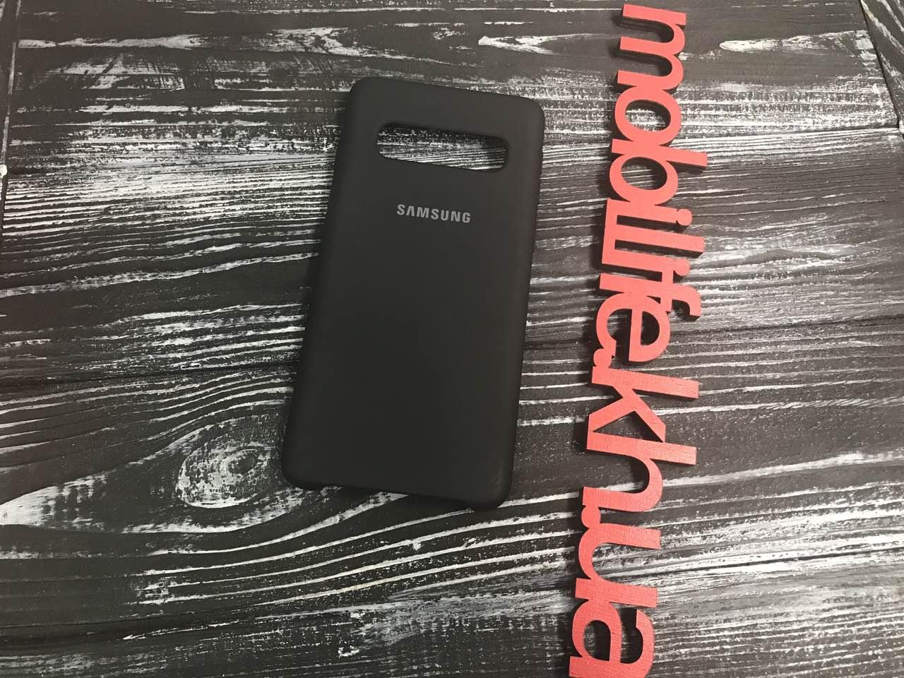 Чохол Silicon Case Samsung S10 black