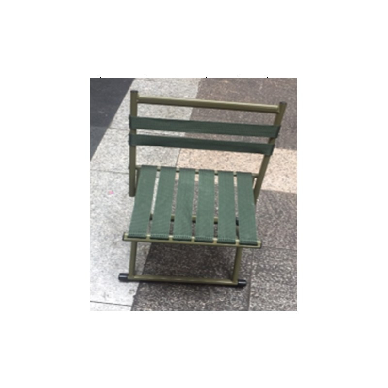 Складаний стілець для туризму кемпінгу риболовлі зелений колір 