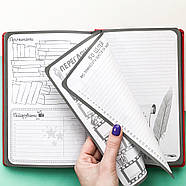 Мотивувальний планер щоденник "My perfect day" червоний (українська мова), фото 7