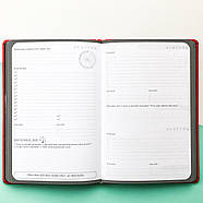Мотивувальний планер щоденник "My perfect day" червоний (українська мова), фото 8