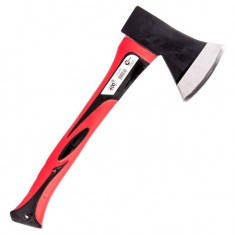 Сокира 600 г, ручка з фібергласу INTERTOOL HT-0261