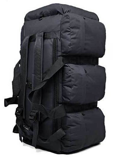 Сумка-рюкзак тактична xs-90l3 чорна, 90 л, фото 1