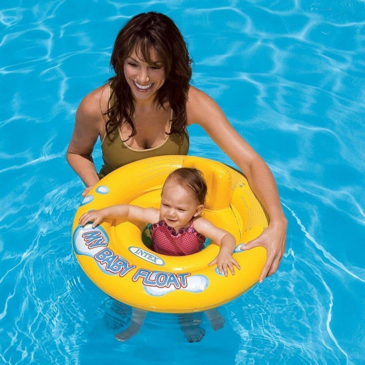 Intex Baby Float надувний круг "Мій малюк" з трусиками