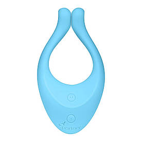 Вібратор для пари силіконовий з трьома моторами Partner Multifun 1