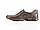 Чоловічі шкіряні туфлі Comfort Walk brown, фото 5