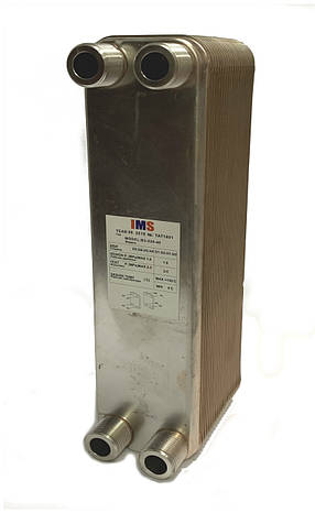 Пластинчастий теплообмінник IMS B3-020-40 3/4 (60-80кВт), фото 2