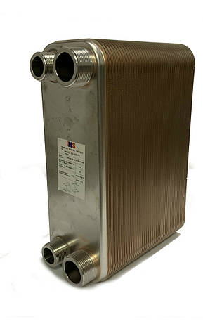 Пластинчастий теплообмінник IMS B3-026-78, 1"х1"1/4 (150-170кВт), фото 1