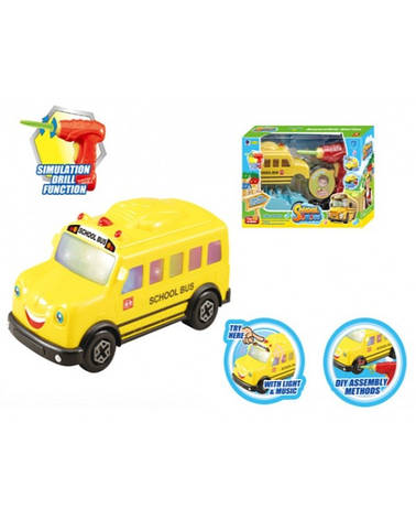 Конструктор з інструментами Шкільний автобус, фото 1