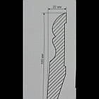 Плінтус дубовий, плінтус підлоговий з дуба фігурний 100*20мм, фото 2