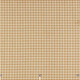 Скатертина бавовна тефлон водовідштовхувальне гідрофобне просочення принт дрібна карта бежева, фото 2