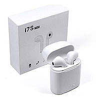 Бездротові навушники із зарядним кейсом Tws I7s, White