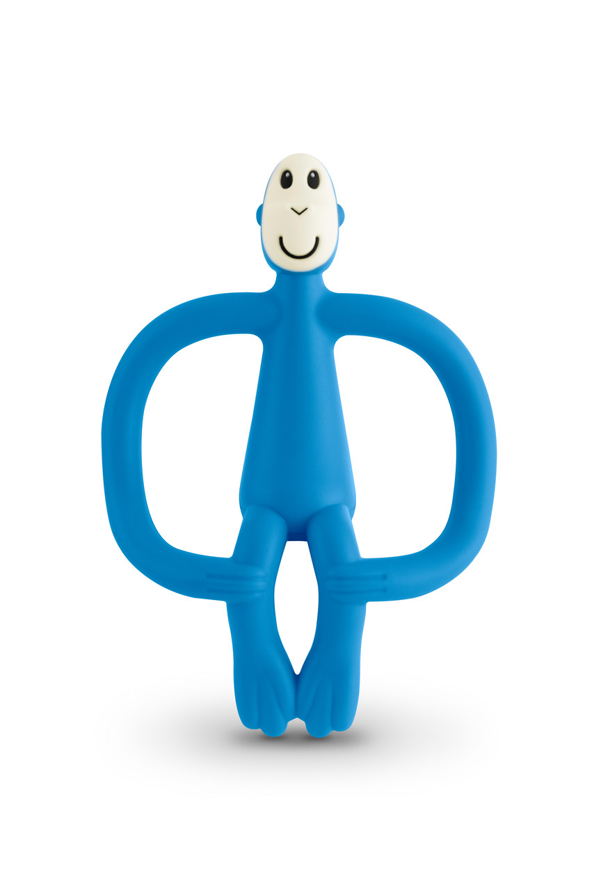 Іграшка-прорізувач Мавпочка для дітей з 3-х міс. ТМ MATCHISTICK MONKEY Синій MM-T-002