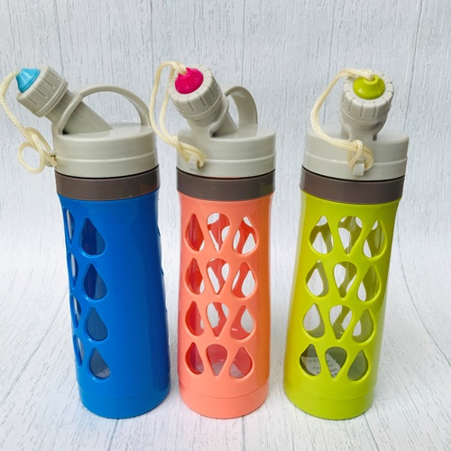 Пляшка для води «Крапельки», на шнурку 600 мл, фото 1