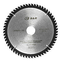 Пиляльний диск по дереву S&R WoodCraft 185 мм 60 зубів ATB (238060185)