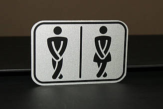 Табличка для туалету "Комбі"