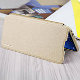 Nillkin XIAOMI Redmi 7 - Sparkle Leather Case Gold Чохол Книжка, фото 3