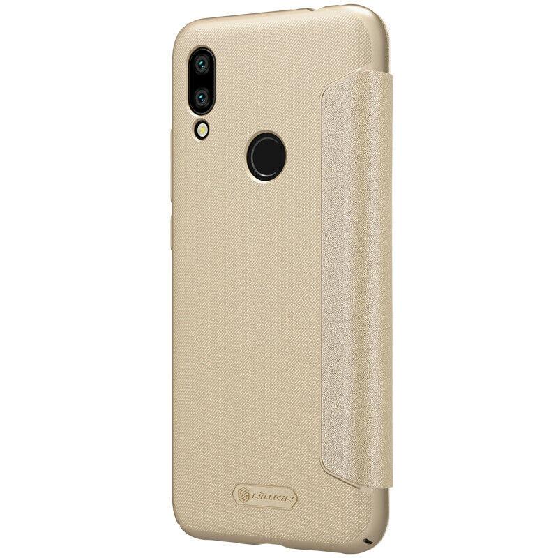 Nillkin XIAOMI Redmi 7 - Sparkle Leather Case Gold Чохол Книжка