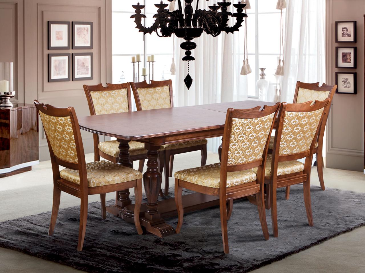 Стіл обідній Палермо 160-200 см (горіх), фото 1