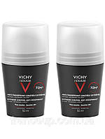 Набор Мужской дезодорант Vichy Homme 72HR Anti-Perspirant Deodorant Extreme Control 2 x 50ml