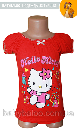 Футболка стильна дитяча ліхтарик "Hello kitty"(від 4 до 8 років), фото 1