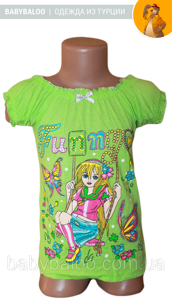 Футболка стильна дитяча ліхтарик Funny"(від 4 до 8 років)