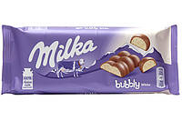 Шоколад молоный Milka Bubbly White (пористый) Швейцария 95г