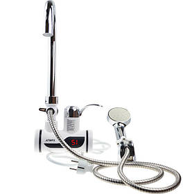 Проточний водонагрівач з душем і дисплеєм ATWFS R-10 Бокове підключення 3000 Вт (2_004666)