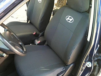 Чохли в салон Hyundai Accent 2005 - 2010 Чохли на сидіння Хюндай Акцент (Prestige_Standart) модельні
