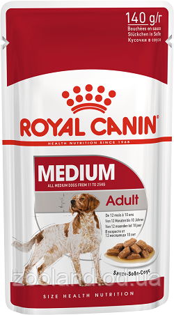 Royal Canin Medium Adult у соусі, 10 шт.