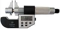 Нутромер цифровой с боковыми губками НМЦ-Б 5-30 0,001 с установочным кольцом