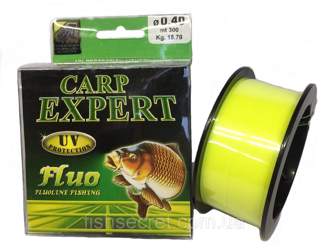 Волосінь Carp Expert UV Fluo Yellow 300 м 0.30