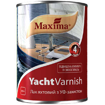 Лак яхтний алкідно-уретановий ТМ "Maxima" (матовий) 0,75 л