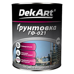 Ґрунтовка ГФ-021 DekArt (червоно-коричнева) 0,9 кг