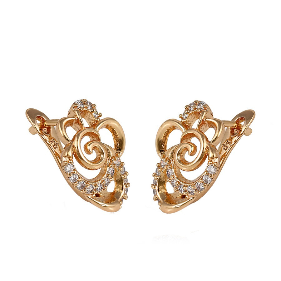 Сережки ХР Gold filled 18k