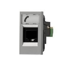 Розетка комп'ютерна кат. 5Е алюміній 1 модуль Zenit ABB NIESSEN