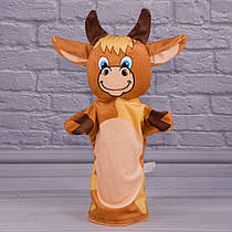 Іграшка рукавичка для лялькового театру Бичок, 31 см.