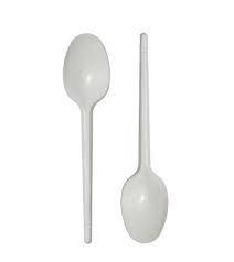 Ложка ЧАЙНА пластикова одноразова упаковка 100 шт для пікніка та громадського харчування / одноразовий посуд