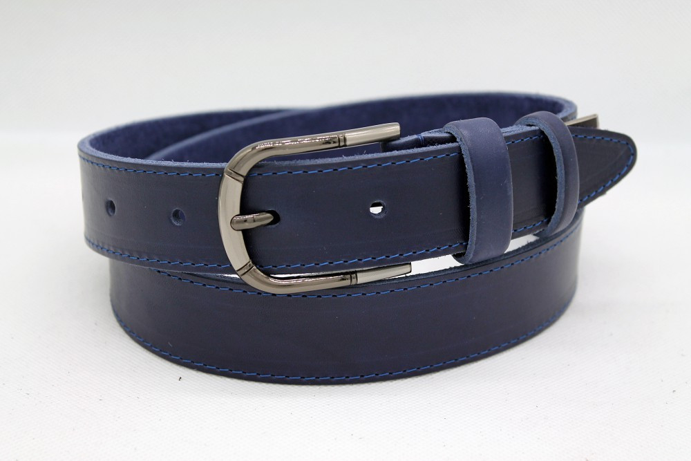 Стильний шкіряний  ремінь