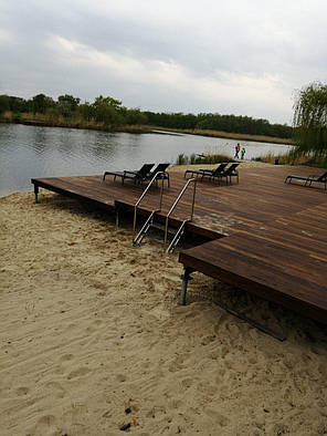 Виготовлення берегових майданчиків і пергол, фото 3