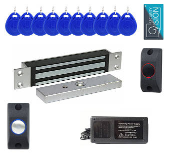 Комплект електронний замок врізний на хвіртку