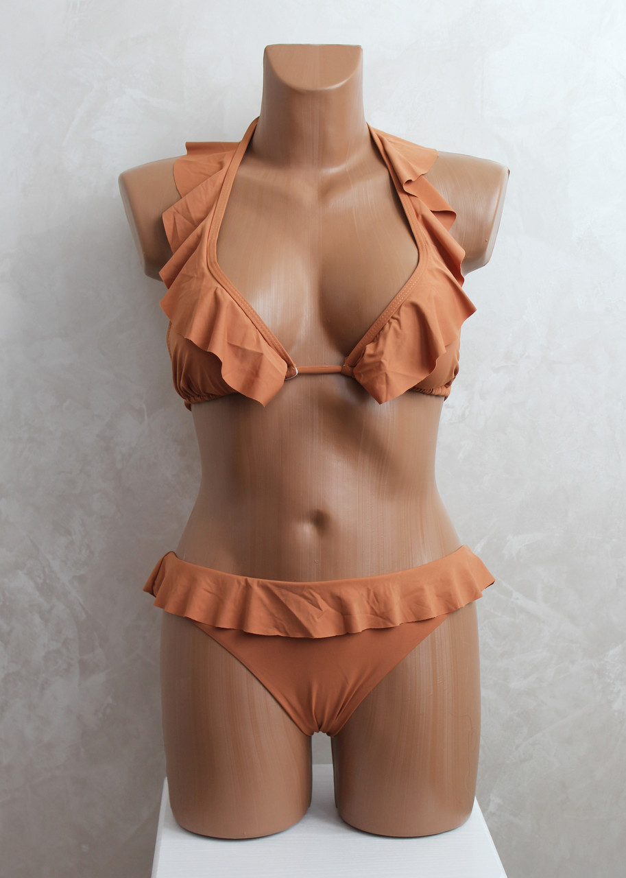 Оптом купальник жіночий 38-46р. №14-6 Коричневий