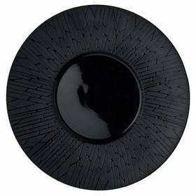 Тарелка мелкая - 30.5 см, Черная (матово-глянцевая) (ALT Porcelain) Deluxe FC0014-12