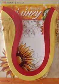 Набір для квілінгу на планшеті №13 "Серія Соняшник" 420мм, 160гр/м2 для творчості Ц436018У KNZ