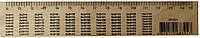 Линейка деревянная 15 см (150 мм) таблица умножения (шелкография) Ц351001У
