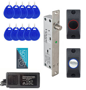 Комплект врізний электроригельный замок на двері